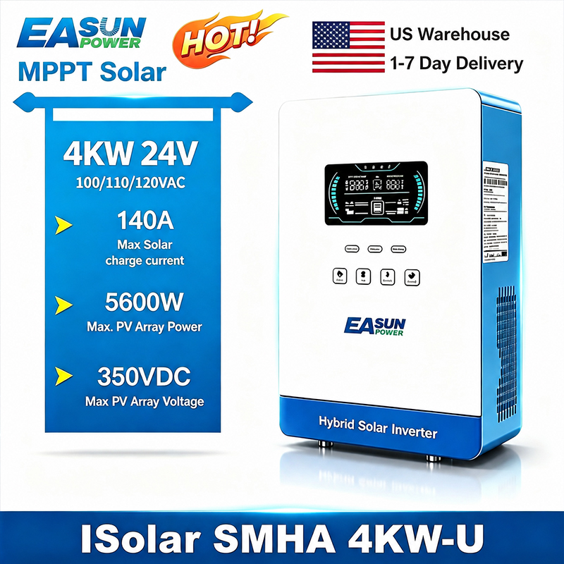 EASUN POWER hybrid Soalr Inver - огляд і ціна Grid Tie Inverter Limiter 2000W